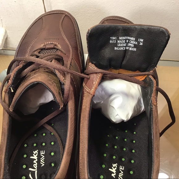 Nice Clark Mens Wave Tract shoes, Great Condition. - Picture 14 of 16